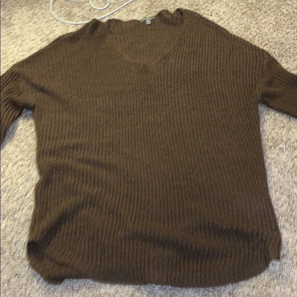 Dark brown sweater